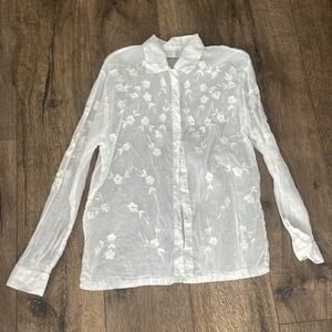 Vintage white shirt M